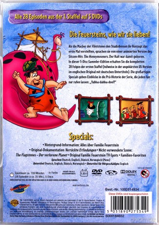 The Flintstones Season 1 (Flintstonowie Sezon 1) [5DVD]