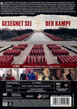The Handmaid's Tale Season 3 (Opowieść podręcznej Sezon 3) [5DVD]