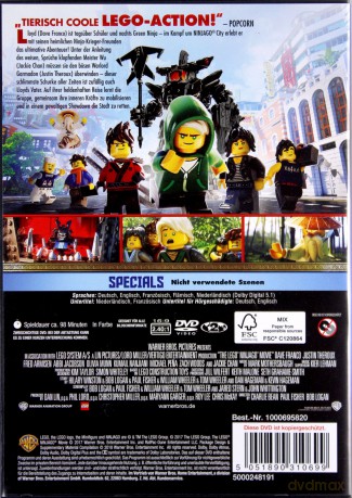 The Lego Ninjago Movie [DVD]