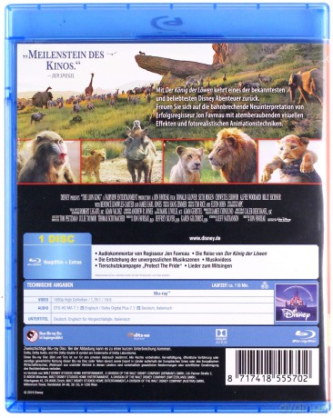 The Lion King (Król Lew) (Disney) [Blu-Ray]