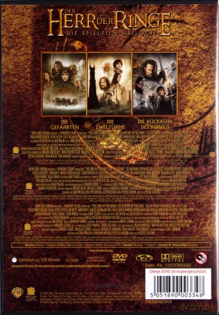 The Lord of the Rings: Trilogy (Władca pierścieni: Trylogia) [3DVD]