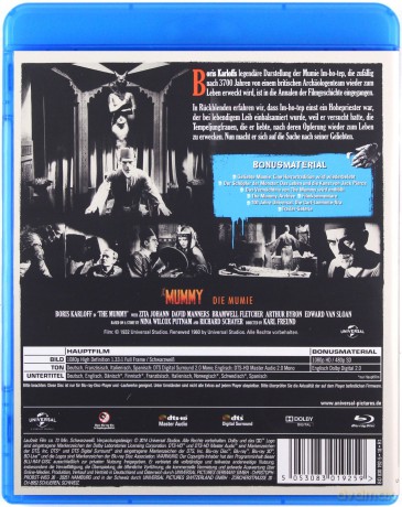 The Mummy (Mumia) [Blu-Ray]
