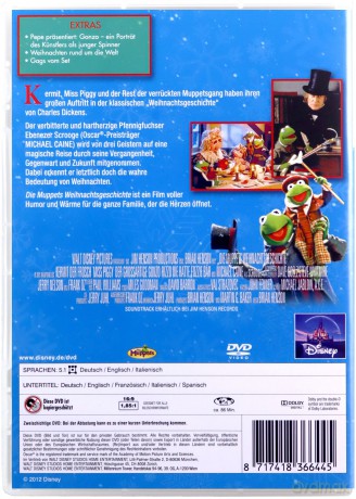 The Muppet Christmas Carol (Opowieść wigilijna Muppetów) [DVD]