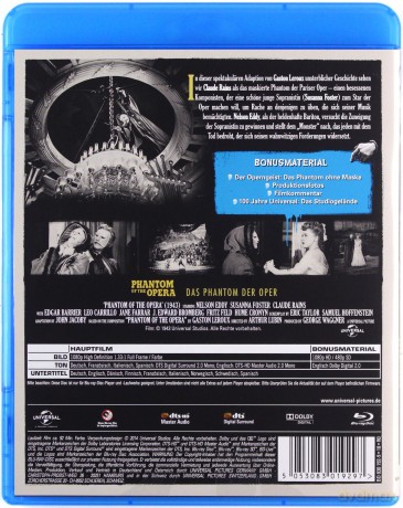 The Phantom of the Opera (Upiór w operze) [Blu-Ray]
