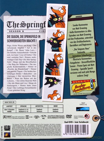 The Simpsons Season 8 (Simpsonowie Sezon 8) [4DVD]