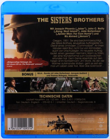 The Sisters Brothers (Bracia Sisters) [Blu-Ray]
