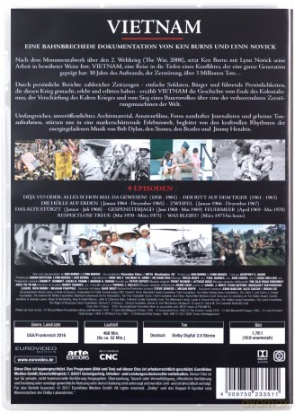 The Vietnam War (Wojna wietnamska: Film Kena Burnsa i Lynn Novick) [3DVD]