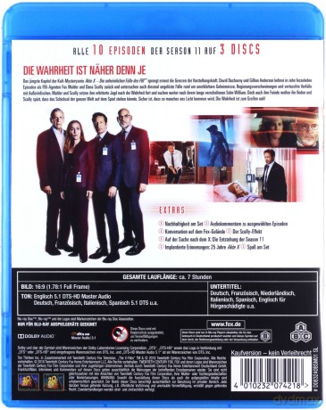 The X Files Season 11 (Z archiwum X Sezon 11) [3xBlu-Ray]