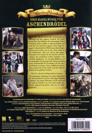 Three Wishes for Cinderella (Trzy orzeszki dla Kopciuszka) [DVD]