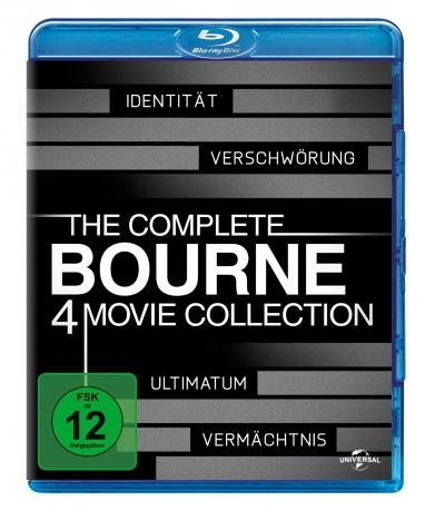 Tożsamość Bourne'a / Krucjata Bourne'a / Ultimatum Bourne'a / Dziedzictwo Bourne'a [4xBlu-Ray]