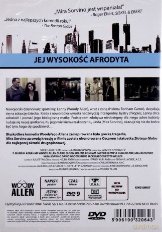 Jej wysokość Afrodyta (Woody Allen Antologia) [DVD]