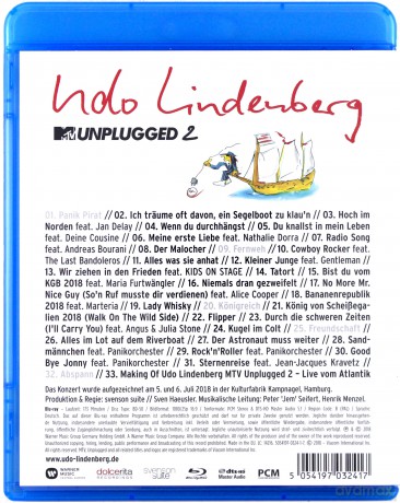 Udo Lindenberg: MTV Unplugged 2 - Live vom Atlantik (Two-master edition) [Blu-Ray]