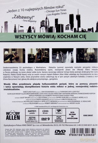 Wszyscy mówią kocham Cię (Woody Allen Antologia) [DVD]