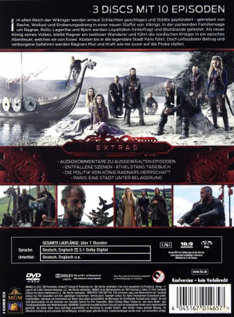 Vikings Season 3 (Wikingowie Sezon 3) [3DVD]