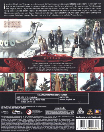 Vikings Season 3 (Wikingowie Sezon 3) [3xBlu-Ray]