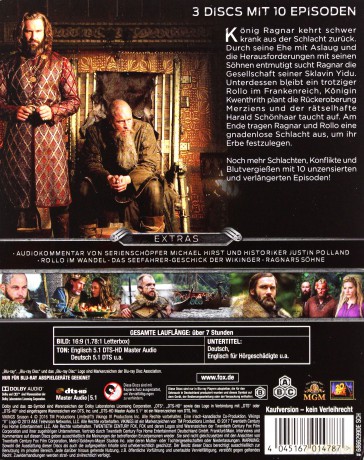 Vikings Season 4 Box 1 (Wikingowie Sezon 4 Część 1) [3xBlu-Ray]
