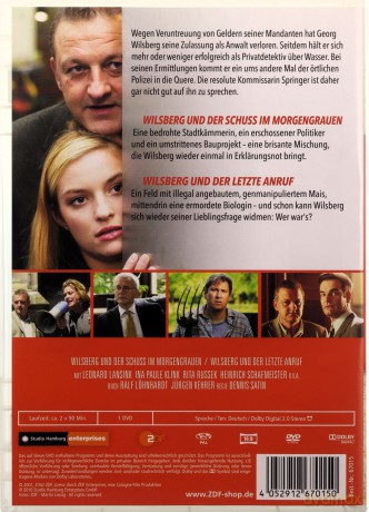 Wilsberg: Wilsberg und der Schuss im Morgengrauen / Wilsberg und der letzte Anruf [DVD]