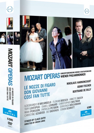 Wolfgang Amadeus Mozart (1756-1791): Die "Da Ponte-Opern" (Salzburger Festspiele) [6DVD]