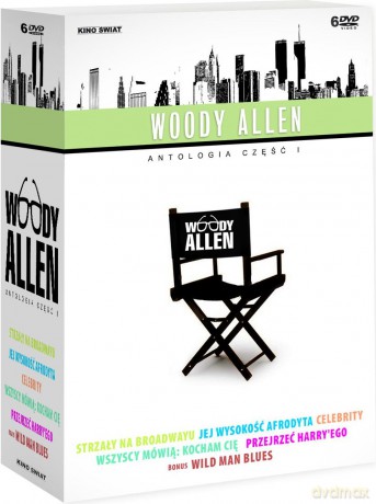 Woody Allen Antologia 1: Strzały na Broadwayu / Jej wysokość Afrodyta / Celebrity / Wszyscy mówią: kocham Cię / Przejrzeć Harry'ego / Wild Man Blues BOX [6DVD]