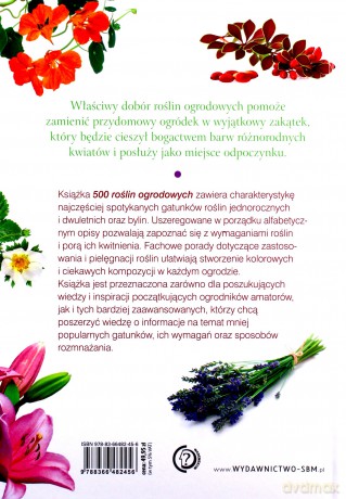 500 roślin ogrodowych. Charakterystyka, wymagania, porady - Agnieszka Gawłowska [KSIĄŻKA]