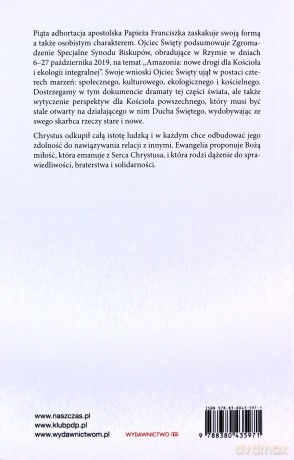 Adhortacja Querida Amazonia. Do Ludu Bożego i wszystkich ludzi dobrej woli - Franciszek Papież [KSIĄŻKA]