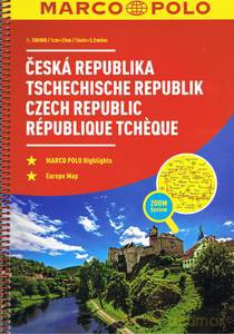 Atlas podróżniczy Czechy 1:200 000 Marco Polo