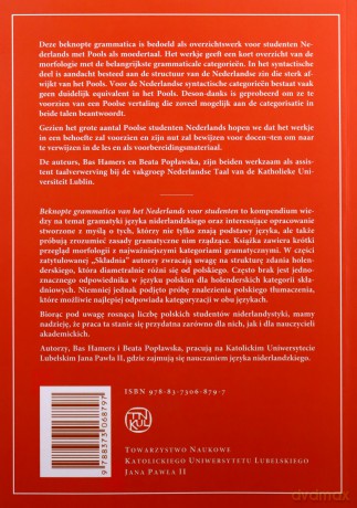Beknopte grammatica van het Nederlands voor studenten - Bas Hamers, Beata Popławska [KSIĄŻKA]