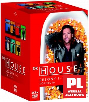 Dr House Kolekcja sezon 1-7 [BOX] [34DVD]