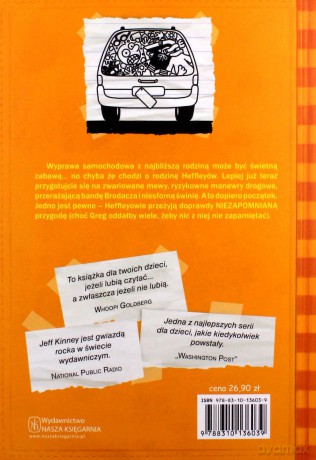 Dziennik cwaniaczka 9 Droga przez mękę - Jeff Kinney [KSIĄŻKA]