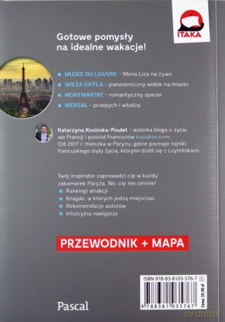 Inspirator podróżniczy. Paryż - Katarzyna Kosińska-Poulet [KSIĄŻKA]