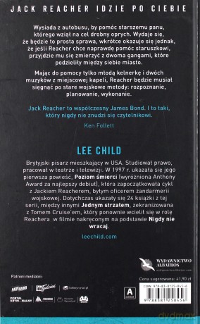 Jack Reacher: Zgodnie z planem - Lee Child [KSIĄŻKA]