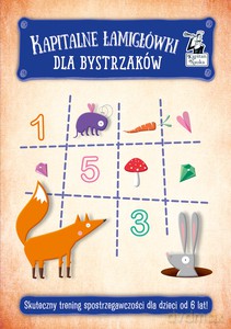 Kapitalne łamigłówki dla bystrzaków (6+) [KSIĄŻKA]