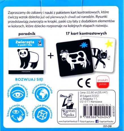 Kapitan Nauka.A kuku!Zwierzęta w paski i łaty [KSIĄŻKA]