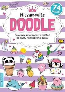 Kolorowanka z naklejkami - Niesamowite Doodle [KSIĄŻKA]