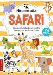 Kolorowanka z naklejkami - Niesamowite Safari [KSIĄŻKA]