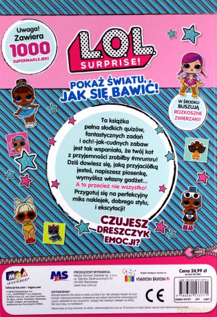 L.O.L. Surprise! 1 000 naklejek [KSIĄŻKA]