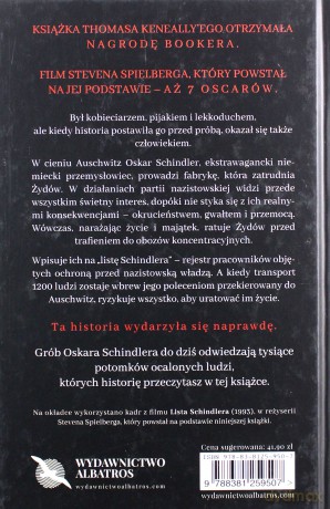 Lista Schindlera - Thomas Keneally [KSIĄŻKA]