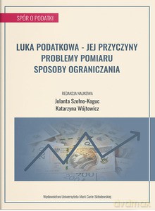 Luka podatkowa - jej przyczyny, problemy pomiaru, sposoby ograniczania - Jolanta Szołno-Koguc, Katarzyna Wójtowicz [KSIĄŻKA]