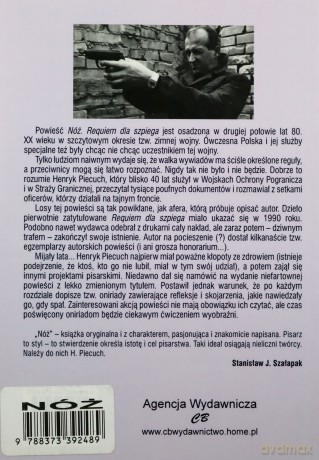 Nóż Requiem dla szpiega - Henryk Piecuch [KSIĄŻKA]