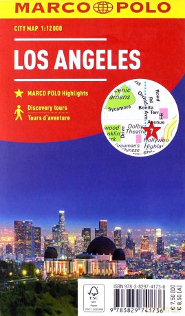 Plan Miasta Marco Polo. Los Angeles 1: 12 000