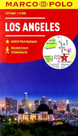 Plan Miasta Marco Polo. Los Angeles 1: 12 000