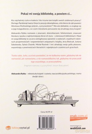 Pokaż mi swoją bibliotekę - Aleksandra Rybka [KSIĄŻKA]