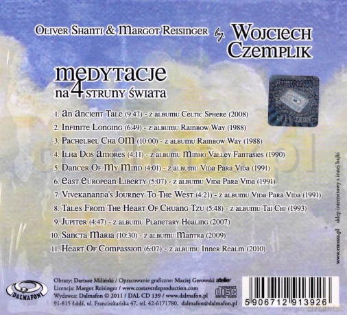 Wojciech Czemplik I Olivier Shanti: Medytacje Na 4 Struny Świata (digipack) [CD]