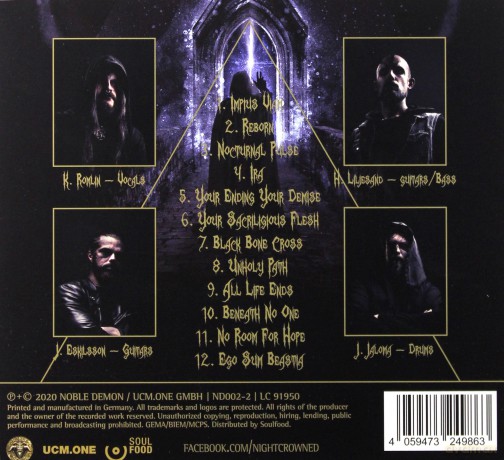 Night Crowned: Impius Viam (digipack) [CD]