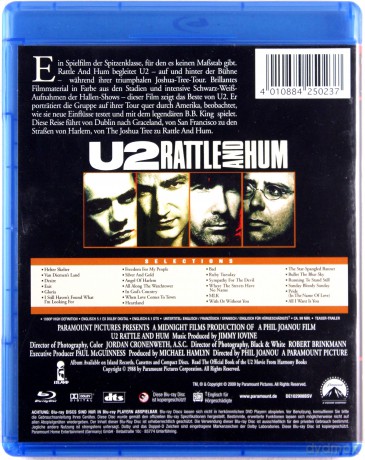 U2: Rattle and Hum [Blu-Ray]
