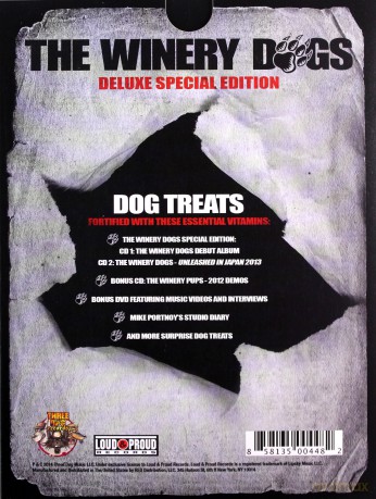 Winery Dogs: Dog Treats (Deluxe) [3CD]+[DVD]
