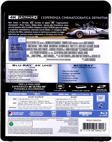 Le Mans '66 [Blu-Ray 4K]+[Blu-Ray]