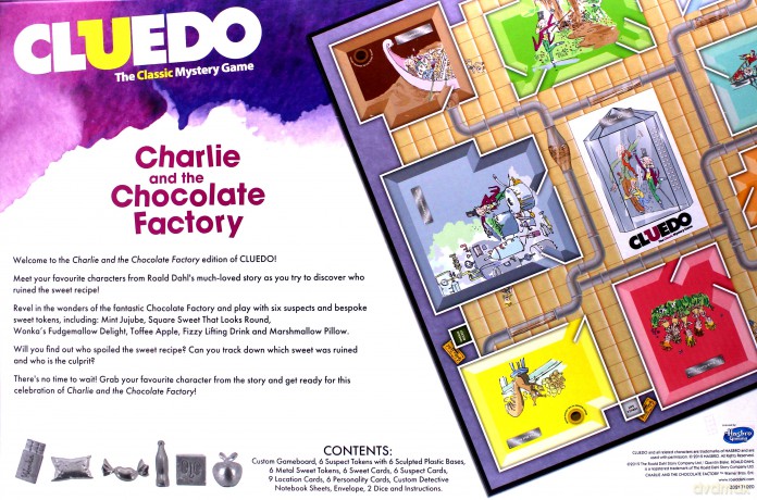 Charlie And The Chocolate Factory Cluedo