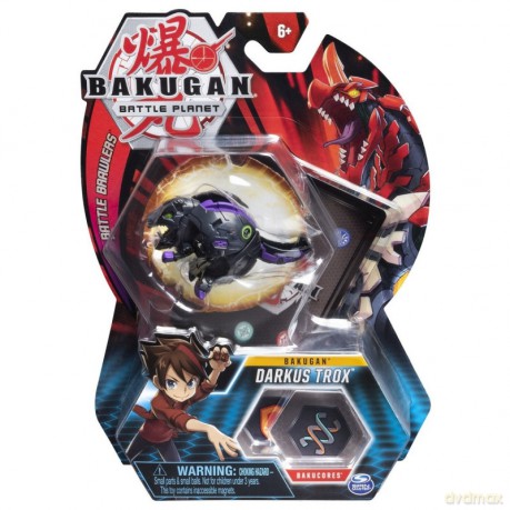 Bakugan Kula podstawowa, 3D T-Rex Black [FIGURKA]