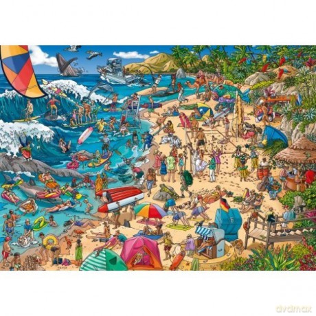 HEYE 1000 el. Zwariowana plaża [PUZZLE]